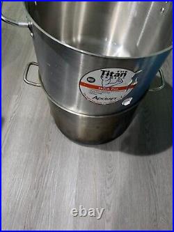 Admiral Craft SSP-40 Titan SeriesT Stock Pot 40 Qt. With Cover