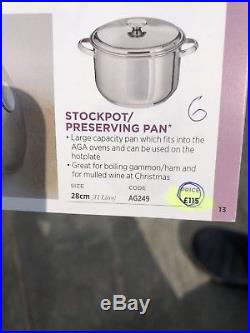Aga 11 Litre Stockpot / Preserving Pan