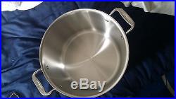 All Clad #11711Tri-Ply 12 quart STOCK POT with LID Polished Stainless Steel NEW