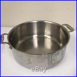 All Clad 11 Inch Stainless Steel Stock Pot With Lid