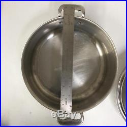 All Clad 11 Inch Stainless Steel Stock Pot With Lid