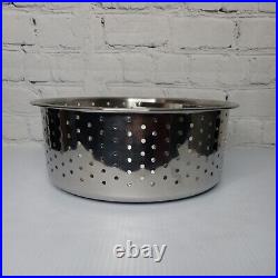 All-Clad 12QT Multi Cooker Stock Pot Pasta Colander & Crab Steamer Basket No Lid