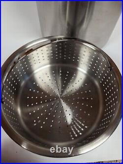 All-Clad 12QT Stainless Steel Multi-Pot Withlid, Perforated Insert & Steamer