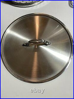 All-Clad 12 Qt Multi Cooker Stock Pot, Strainer, Steamer, & Lid Stainless Steel