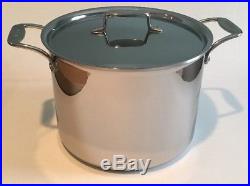 All Clad 12 Qt Stock Pot D5 SD55512 Polished Stainless 5 Ply New in Box
