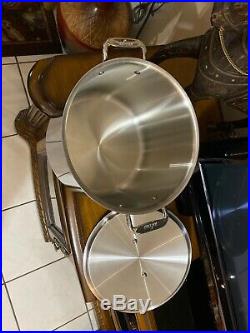 All-Clad 12 Qt Stock Pot polished Stainless Steel 3-ply (see Details)