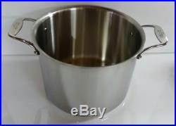 All Clad 12 Qt d5 Stock Pot SD55512 Polished Stainless 5 Ply New