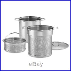 All-Clad 12-Quart Stainless Steel Multi-Cooker Kitchen Cookware Stock Pot