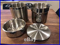 All Clad 12 Quart Stockpot With Steamer Inserts