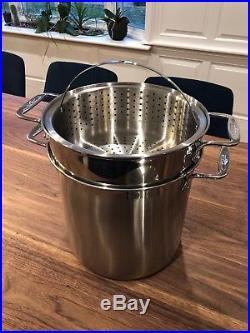 All Clad 12 Quart Stockpot With Steamer Inserts