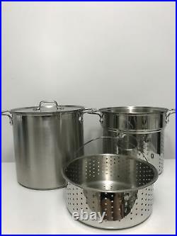 All-Clad 12 qt Stainless Steel 3-Piece Multicooker