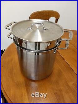 All-Clad 12 quart multipot (stockpot, steamer, pasta strainer)
