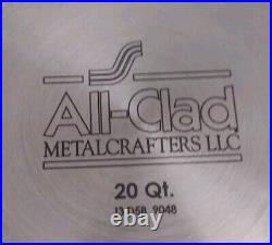 All-Clad 16.5 Stainless Steel Stock Pot D58 Cookware. New All-Clad 16.5 Stainless Steel Stock Pot D58 Cookware. New