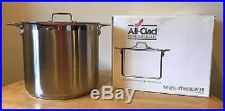 All Clad 20 QT Stockpot With Lid #59920, Excellent Condition