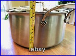 All-Clad #2871919 D5 Satin Stainless 5-Ply HUGE 8-qt Stock Pasta Soup Pot
