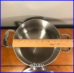 All-Clad 2 qt 2.5 qt Stainless Steel Stock Sauce Pot Pan With Lid