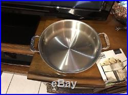 All Clad 3 Qt Try-ply Bonded Dutch Oven STOCK POT Polished Stainless Steel
