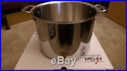 All Clad 3 ply Stianless 12QT 12 Quart Stock Pot Stainless with Lid NIB