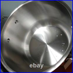 All-Clad 3pc Multi Pot 6 Quart Stainless Steel Pasta Pot, Lid & Strainer