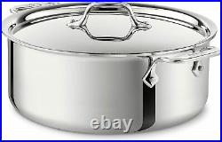 All-Clad 4506 Stainless Steel Tri-Ply 6 Qt Stockpot with Lid