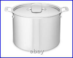 All-Clad 4512 Stainless Steel Tri-Ply Bonded 12-qt Stockpot with Lid