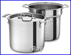 All-Clad 4807 Stainless Steel Tri-Ply Bonded 7-Qt Pasta Pentola with Insert