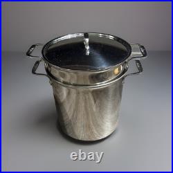 All-Clad 4 Piece Stainless 12 Quart Pot withStrainer, Steamer, and Lid