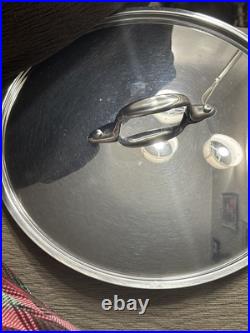 All-Clad 4 Piece Stainless 12 Quart Pot withStrainer, Steamer, and Lid