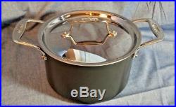 All-Clad 4 Qt LTD Soup Pot with Lid 4 Quart Stainless Steel Anodized Aluminum NWB