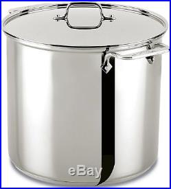 All-Clad 59916 Stainless Steel Dishwasher Safe Stockpot Cookware, 16-Qt
