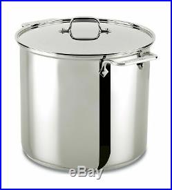 All-Clad 59916 Stainless Steel Dishwasher Safe Stockpot Cookware, 16-Quart, S