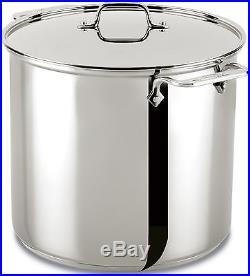 All-Clad 59916 Stainless Steel Dishwasher Safe Stockpot Cookware 16-Quart Sil
