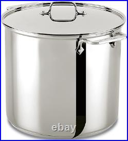 All-Clad 59916 Stainless Steel Dishwasher Safe Stockpot Cookware, 16-Quart, Silv