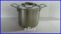 All-Clad 5 Ply 7-Qt. QUART TALL STOCK POT d5 BRUSHED Stainless Steel