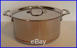 All-Clad 6508 8qt Stock Pot with Lid Copper Core Stainless Steel