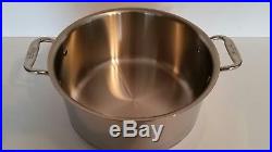 All-Clad 6508 8qt Stock Pot with Lid Copper Core Stainless Steel