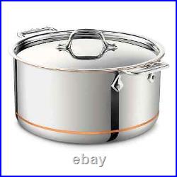 All-Clad 6508 SS Copper Core 5-Ply Bonded Dishwasher Safe 8-qt Stockpot WithLid