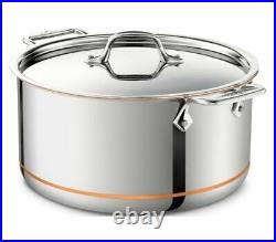 All-Clad 6508 SS Copper Core 8 Qt Stockpot 5-Ply Stainless Steel
