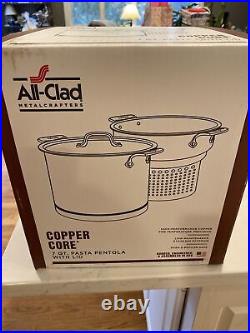 All-Clad 6807-SS Copper Core 7 qt Pasta Pentola with Lid