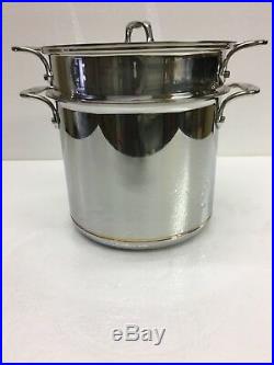 All-Clad 6807 Stainless Steel Copper Core 5-Ply 7-Qt Stock Pasta Pentola