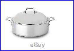 All-Clad 6-Qt 4406 SS Tri-Ply Bonded Dishwasher Safe French Roaster
