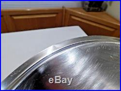 All Clad 6 Qt Stock Pot & LID #506 Metalcrafters Master Chef Stainless Steel USA