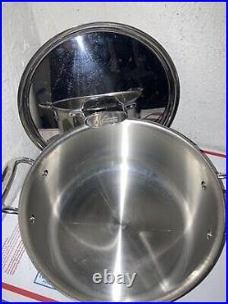 All-Clad 8Qt D3 Metalcrafters Stainless Steel Stockpot with Lid