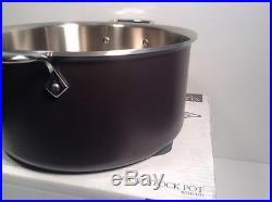 All Clad 8 Qt Stock Pot Ltd2 Hard Anodized & Stainless Steel Factory Second