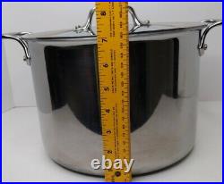 All-Clad 8-Quart Cookware Stainless Steel Stockpot With Lid