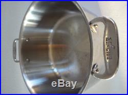 All Clad 8 Quart Stainless Steel Sauce Stock Pot FREE SHIPPING