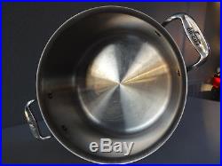 All Clad 8 Quart Stainless Steel Sauce Stock Pot FREE SHIPPING