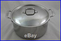 All Clad 8 Quart Stainless Steel Stock Pot with Lid Qt