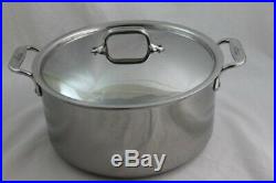 All Clad 8 Quart Stainless Steel Stock Pot with Lid Qt