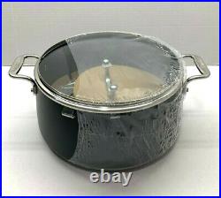 All-Clad 8 Quart Stockpot/ Soup Pot with Lid HA1 Hard Anodized Nonstick NEW